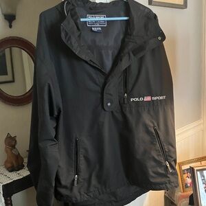 Ralph Lauren Polo Sport Black Windbreaker
